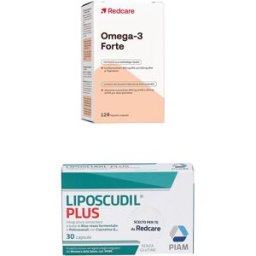 RedCare LIPOSCUDIL® Plus Capsule + Omega-3 Forte capsule 1 pz Set
