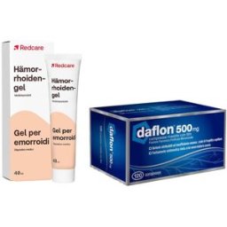 RedCare Gel per Emorroidi + Daflon® 500 120 Compresse 1 pz Set