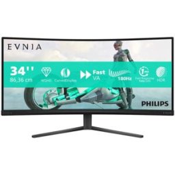 Philips Monitor Curvo 34 Led Va 21:9 Uwqhd 0,5ms 180hz, Dp/hdmi