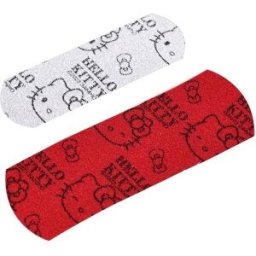 Take Care Hello Kitty - Cerotti Glitterati Fantasia per Bambini, 12 Pezzi