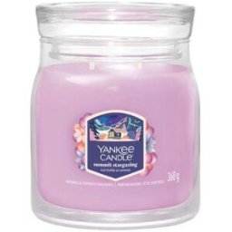 Yankee Candle Signature Jar Media Candela Summit Stargazing Fragranza Frutti Rossi Tuberosa e Violetta, 368g