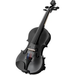 Homcom Violino 4/4 in Legno di Abete e Acero con Custodia, Arco, Spalliera e Pece, Nero Aosom Italy