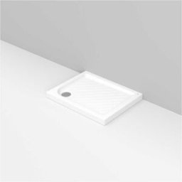 Dolomite PIATTO DOCCIA CERAMICA BIANCO 70x100 cm H 6 cm PILETTA Ø 90 mm