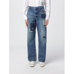 Marc Jacobs Jeans straight in denim con patch Denim Taglia 30