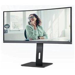 MONITOR AOC LED 34" Wide CURVED CU34P3CV VA 3440x1440 1ms 300cd/mq 50.000.000:1 2x5W MM Reg.H HDMI DP USB-C Docking