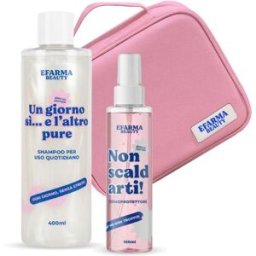 eFarma Beauty Kit Capelli Uso Quotidiano Shampoo Delicato + Termoprotettore + Beauty OMAGGIO