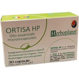 HERBOPLANET Srl Herboplanet Ortisa HP Integratore per Bronchi e Gola 30 Capsule