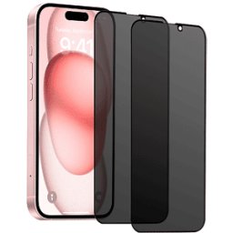 PHONIX VETRO TEMPERATO pellicola privacy iPhone 15 confezione 2pz
