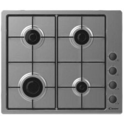 Candy Piano Cottura A Gas 4 Zone Griglie Smaltate Accensione Elettrica 60 Cm Inox Sempre In Perfette Condizioni