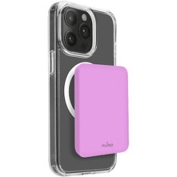 PURO Power Bank Magsafe Mini Mag per iPhone, 4200 mAh, Coraltastic