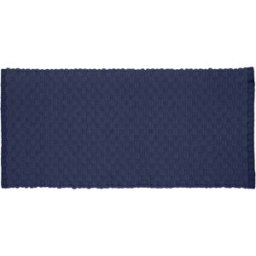 KASANOVA Tappeto bagno ciniglia 60x130 cm Dark Blue