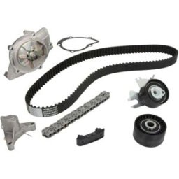 Hepu Pompa dell'acqua + kit cinghia di distribuzione PK08010XT