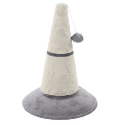 FLAMINGO GATTO TIRAGRAFFI A CONO "ELMO" 33x45 CM BIANCO/GRIGIO