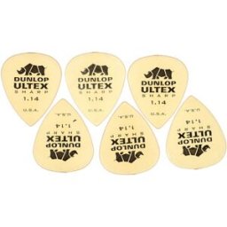 Dunlop Ultex Sharp Players Picks 1.14