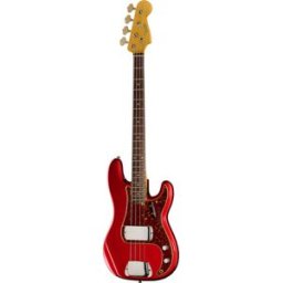 Fender 60 P-Bass CAR Journeyman Relic Candy Apple Red
