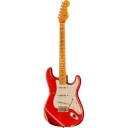 Fender 58 Strat FACAR Relic Faded Aged Candy Apple Red