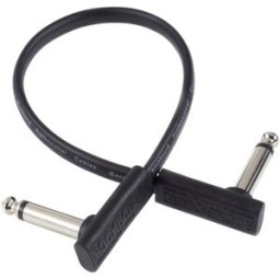 Rockboard Flat Patch Cable Black 20 cm nero