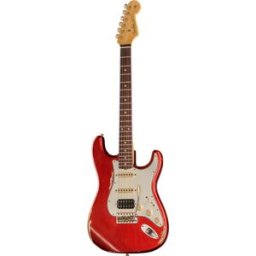 Fender 61 Strat CAR Relic HSS MBAH Candy Apple Red