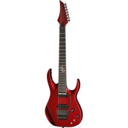 Solar Guitars A1.7FRCAR Sustainiac+ Candy Apple Red lucido