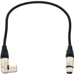 pro snake XLR Patch Angled Male 0.5m nero