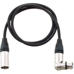 pro snake XLR Patch Angled/Female 1m nero