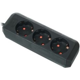 Brennenstuhl Eco-L 3 Way Split 1,5m BK nero