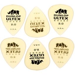 Dunlop Ultex Sharp Player's Picks 2.0 crema