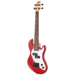 Kala U-Bass Solid Body 4-String CAR Candy Apple Red lucido