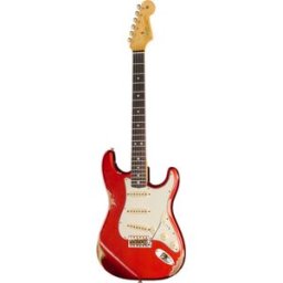 Fender 65 Strat CAR Relic Candy Apple Red