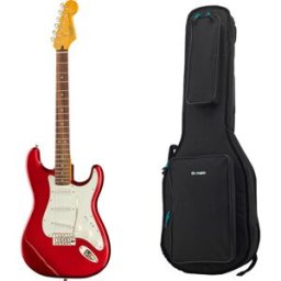 Squier CV 60s Strat CAR Bundle Candy Apple Red