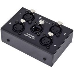 Stairville RJ45 DMX Split Box FX4-5pin nero