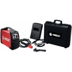 HELVI Sparc 160 Saldatrice inverter MMA Kit in Valigetta Plastica + OMAGGIO