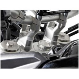 Sw-Motech Riser manubrio A 20 mm. Argento. Triumph Tiger 800/ 900/ 1200.