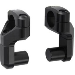 Sw-Motech Riser manubrio inclinati ÿ 22 mm Vario Sollevamento/abbass. variabile. Nero