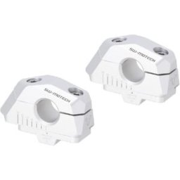 Riser Manubrio Inclinato Regolabile Sw-Motech Diametro 22 mm Argento.
