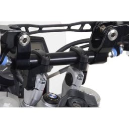Sw-Motech Riser manubrio inclinati ÿ 28 mm Vario Sollevamento/abbass. variabile. Nero