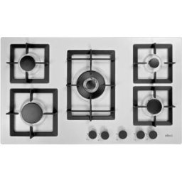 elleci Pgsp90168cs Piano Cottura 5 Fuochi A Gas Da Incasso (1 Bruciatore Tripla Corona) Larghezza 86 Cm Griglie In Ghisa Finitura Piano Granitek Colore Bianco G68 - Pgsp90168cs Plano 90