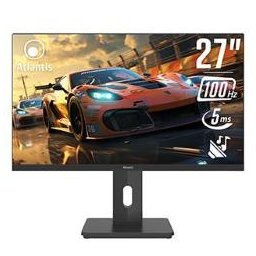 MONITOR ATLANTIS LED 27" Wide A05-HX27IFD-HCM IPS 1920x1080 100HZ 5ms 270cd/mÂ² 1.000:1 2x2W MM Reg.H PIVOT HDMI DP USB-C Docking