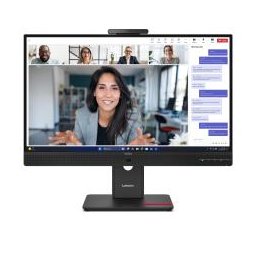 MONITOR LENOVO T24-4v 64B6MAT1EU 23,8" IPS/FHD/VGA,HDMI,DP, USB-C (15W)/VOIP/PIVOT Speakers/Webcam