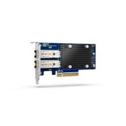 QNAP Dual-port SFP+ 10GbE network expansion card low-profile form factor PCIe Gen3 x8 - QXG-10G2SF-X710
