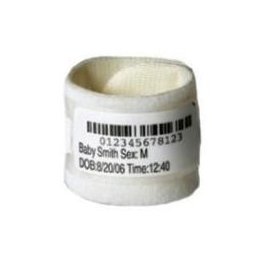 ZEBRA WRISTBAND/LABEL BABY COMFY CUFF