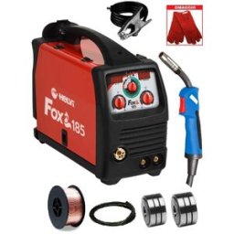 HELVI Fox 185 Flex-Line Saldatrice Multiprocesso (MMA, TIG, MIG MAG) + Omaggio
