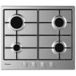 Candy CEL6PBRX PIANO COTTURA GAS, 4 zone di cottura, dimensioni: L 59,5 cm, P 51 piano in Acciaio inossidabile, Inox