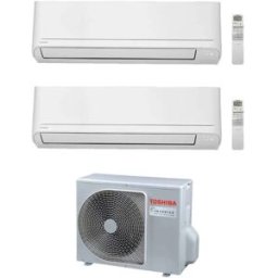 Toshiba Climatizzatore Seiya Smart Wifi Dual Split 10000+10000 10+10 Btu Ras-2m18g3avg-E Inverter R32 A+++