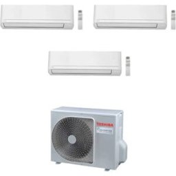 Toshiba Climatizzatore Seiya Smart Wifi Trial Split 10000+13000+13000 10+13+13 Btu Ras-3m18g3avg-E Inverter R32 A+++