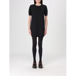Gucci Abito mini in maglia con motivo GG di strass Nero Taglia M