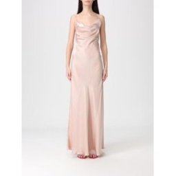 Pinko Abito Farro in raso Rosa Taglia 38