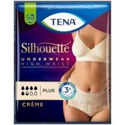 Tena Silhouette Pants Plus Creme - Misura Large - Cartone 32 Pz
