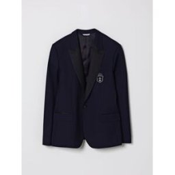 Dolce&Gabbana Giacca monopetto in lana vergine Blue Taglia 14