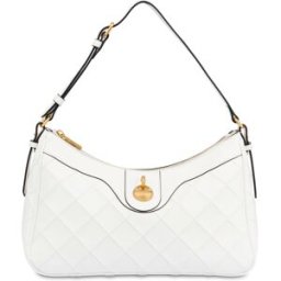 Small Shoulder Bag Drop Matelassè in faux leather AVORIO/AVORIO, one_size, Pollini one_size